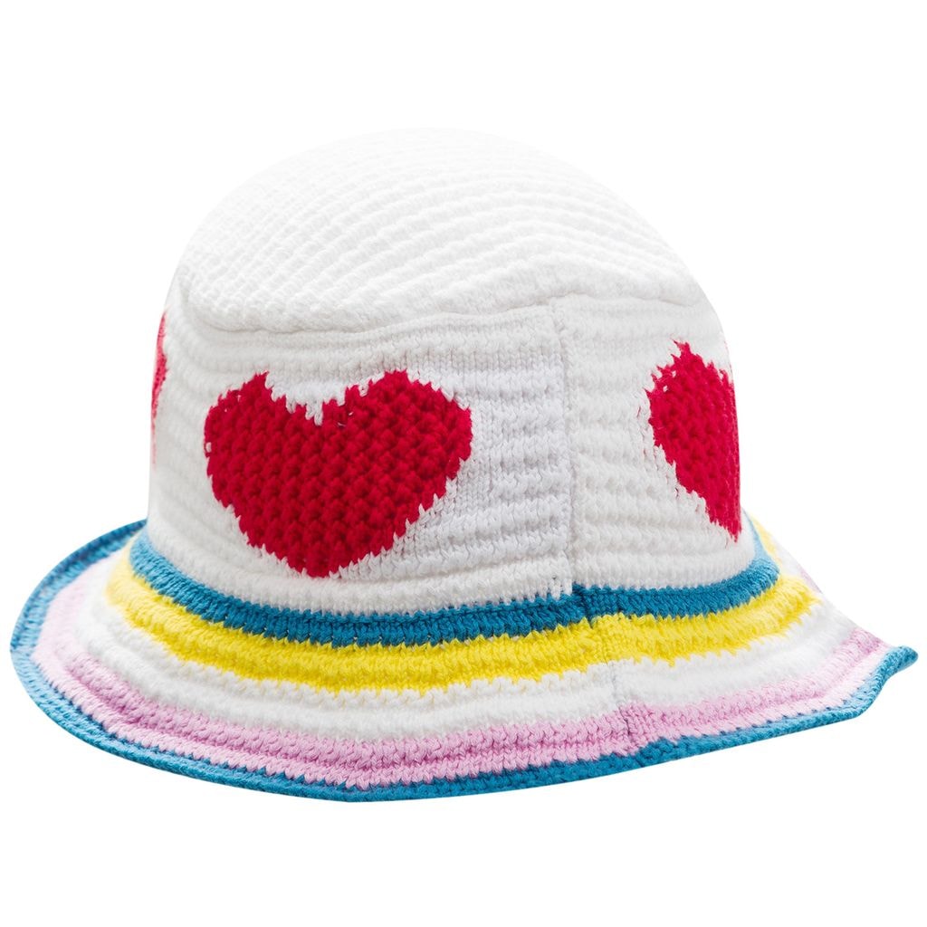 Knitted Sun Hat White