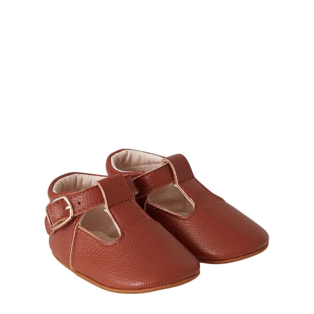 Walter Crib Shoes Brown