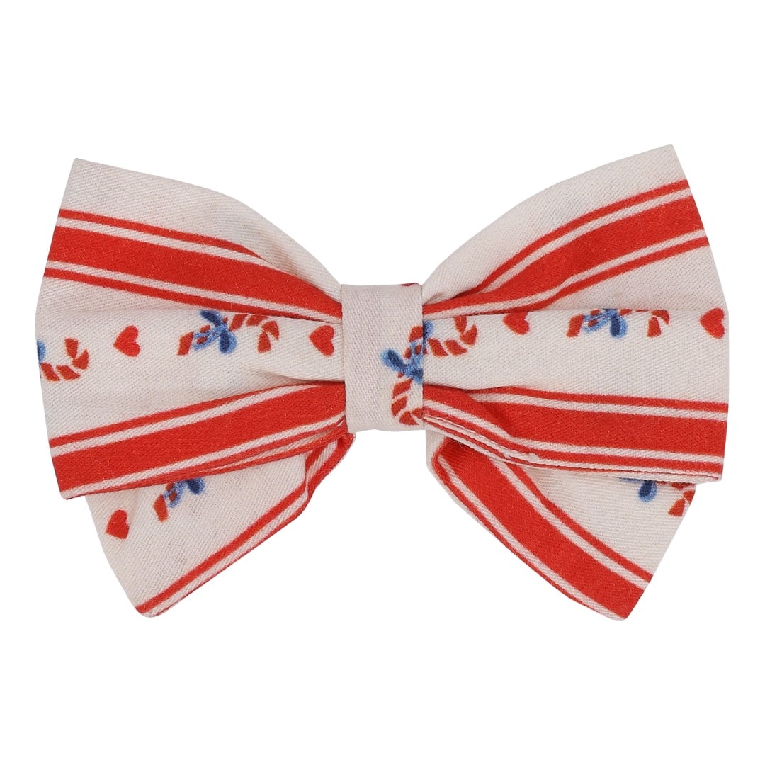 Noelle Bow Holiday Stripe
