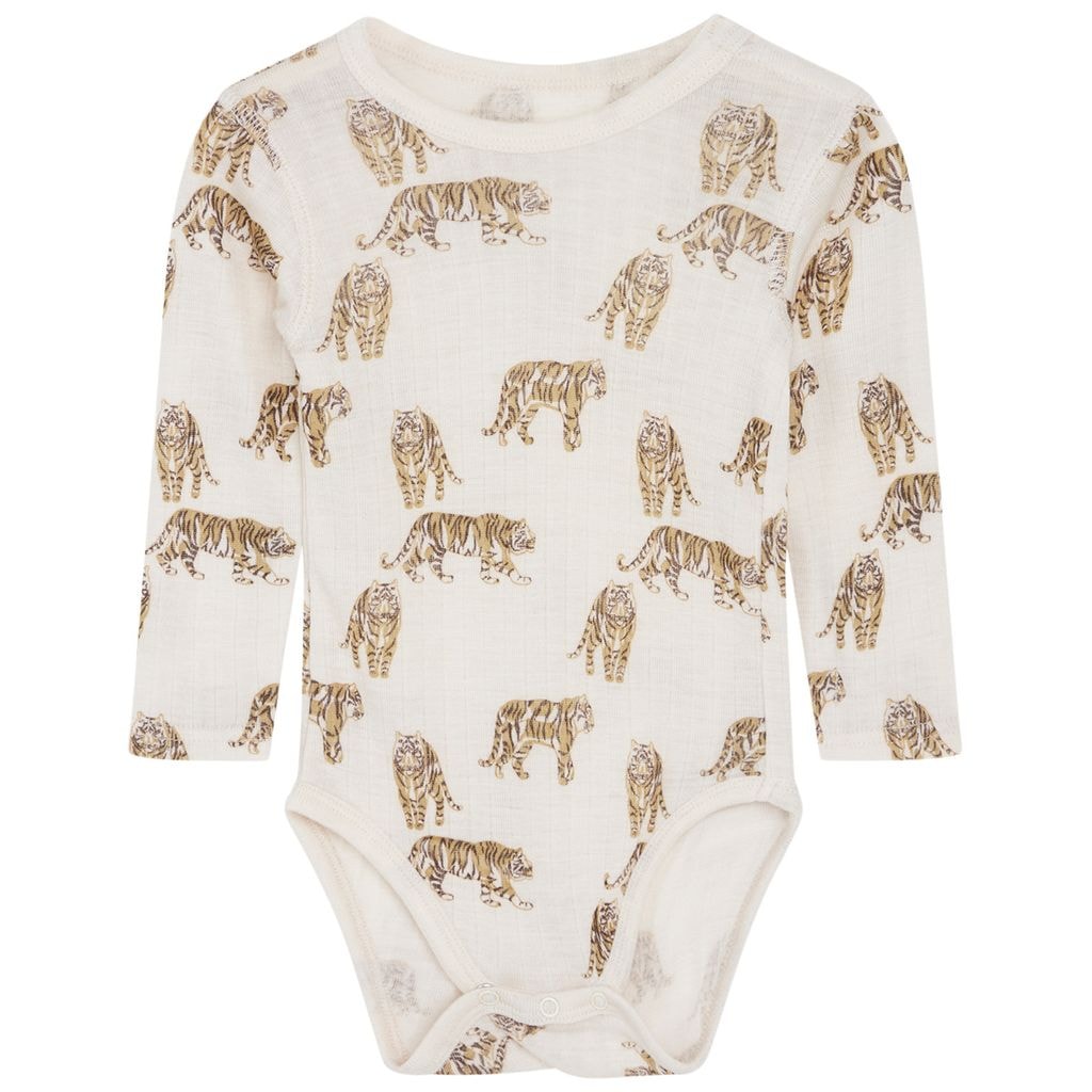 Bocel Mønstret Babybody French Oak