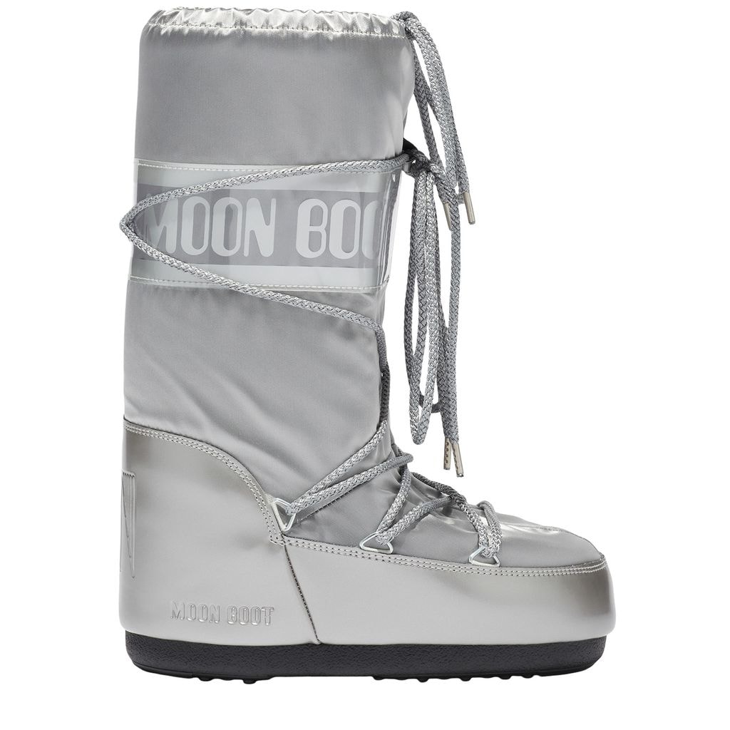 Icon Metallic Silver Snow Boot