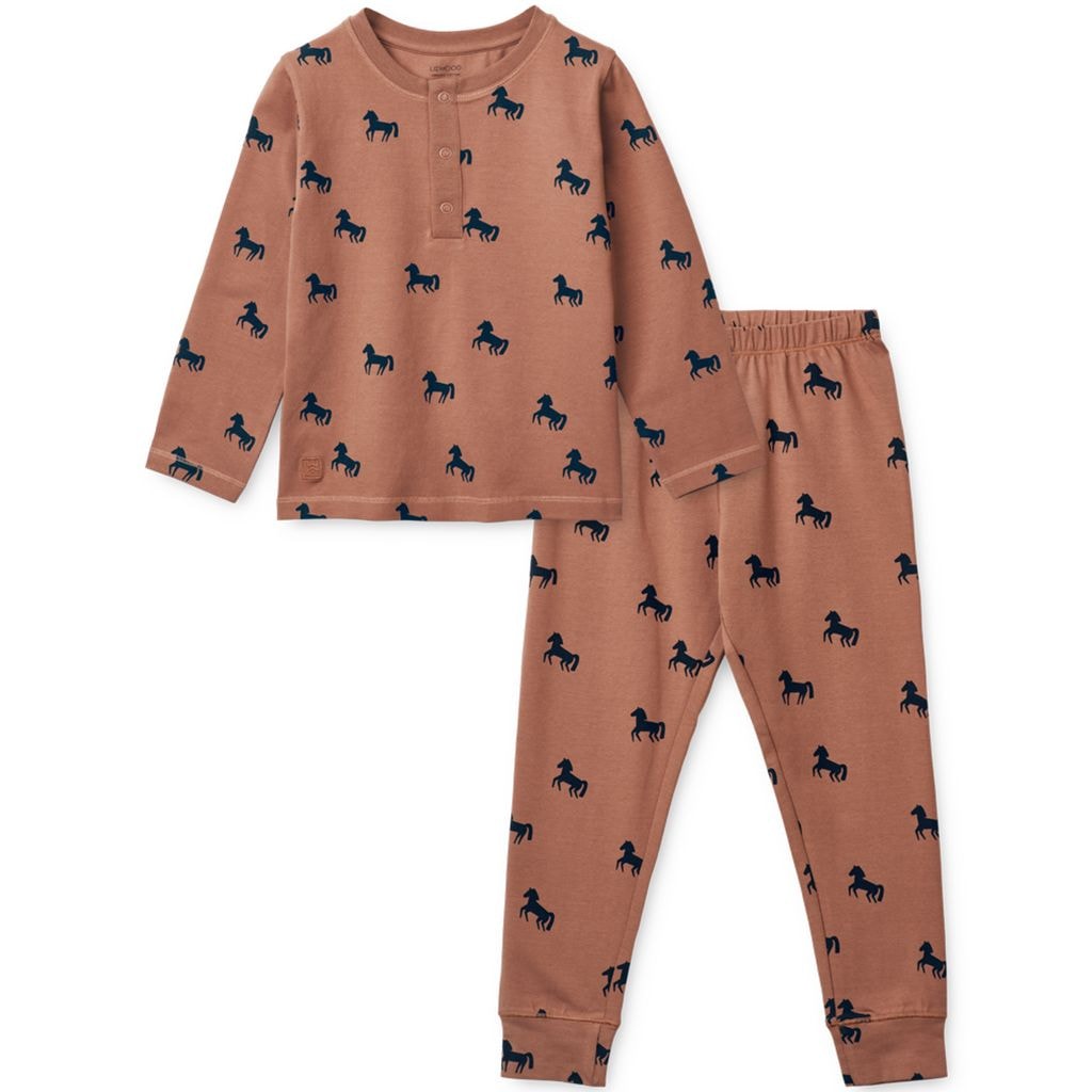 Wilhelm Pyjama Horses/Dark Rosetta