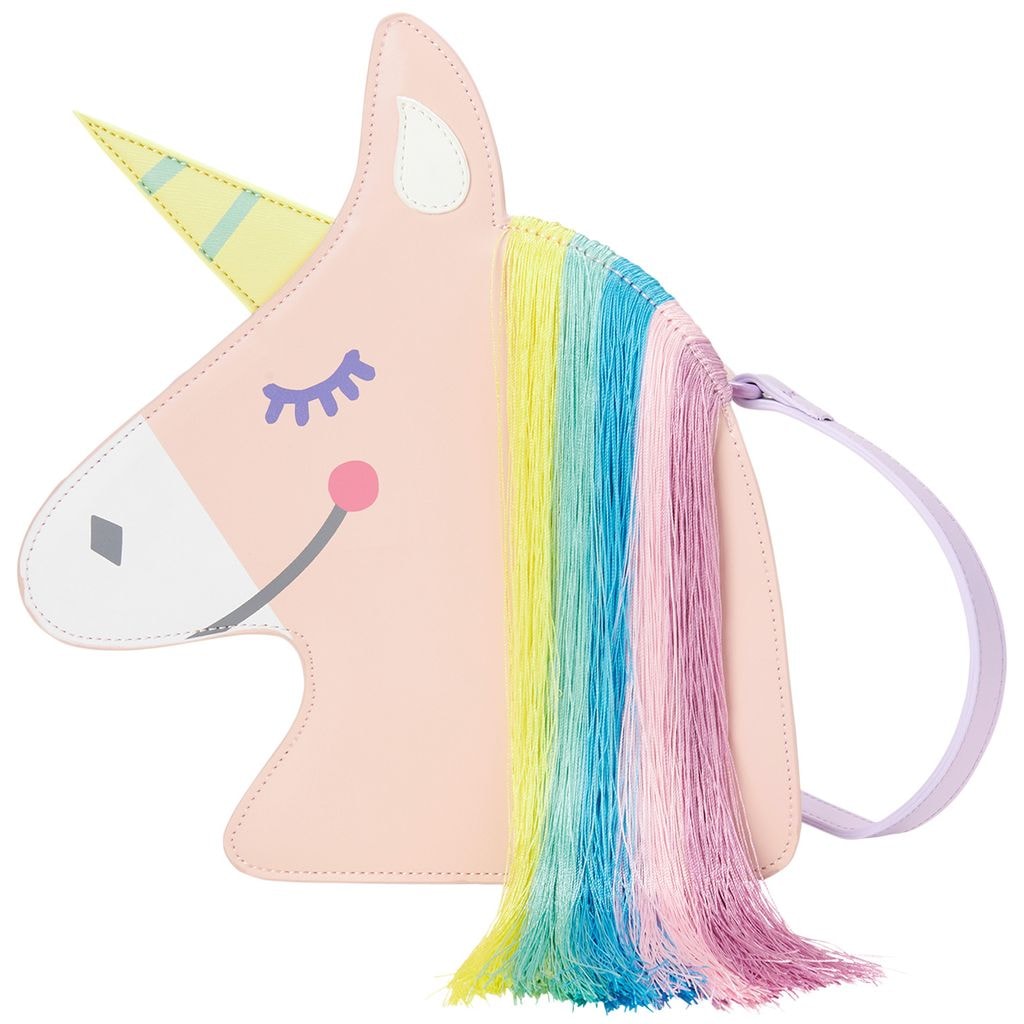 Crossbody Bag With Unicorn Pink