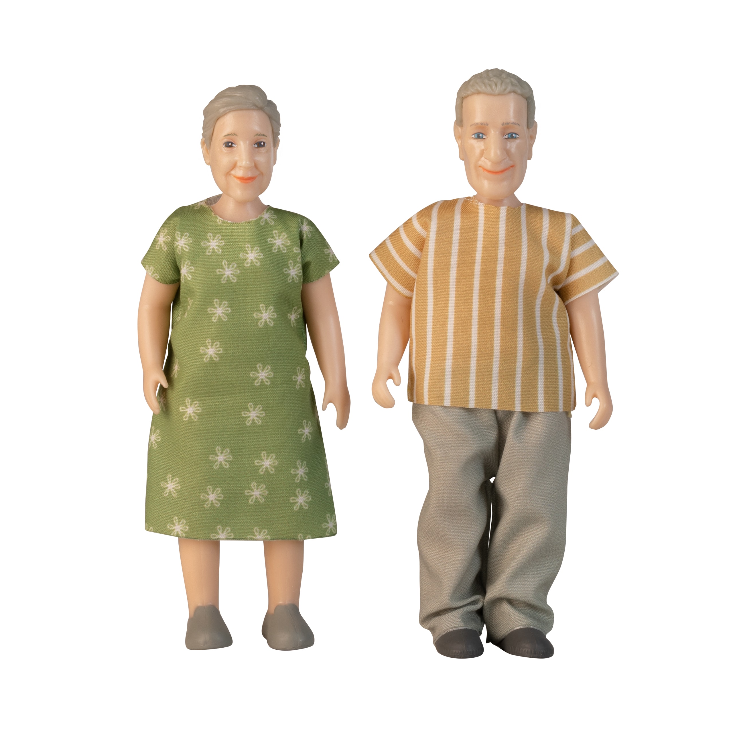 Dollhouse Dolls Older Couple Multicolor