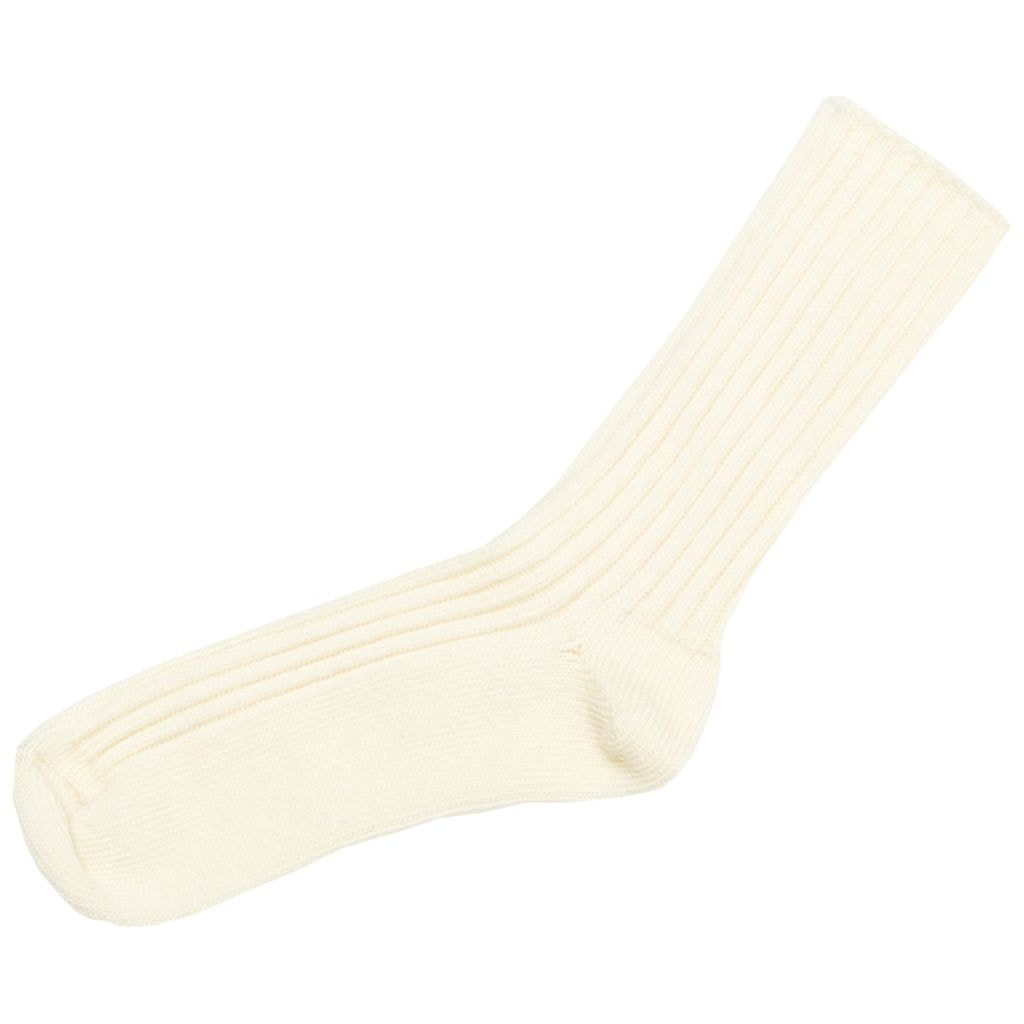 Wool Socks Offwhite