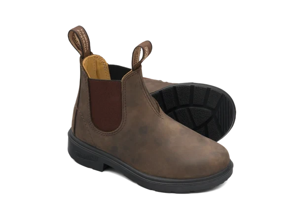 565 Blunnies Kids Nahkasaappaat Rustic Brown