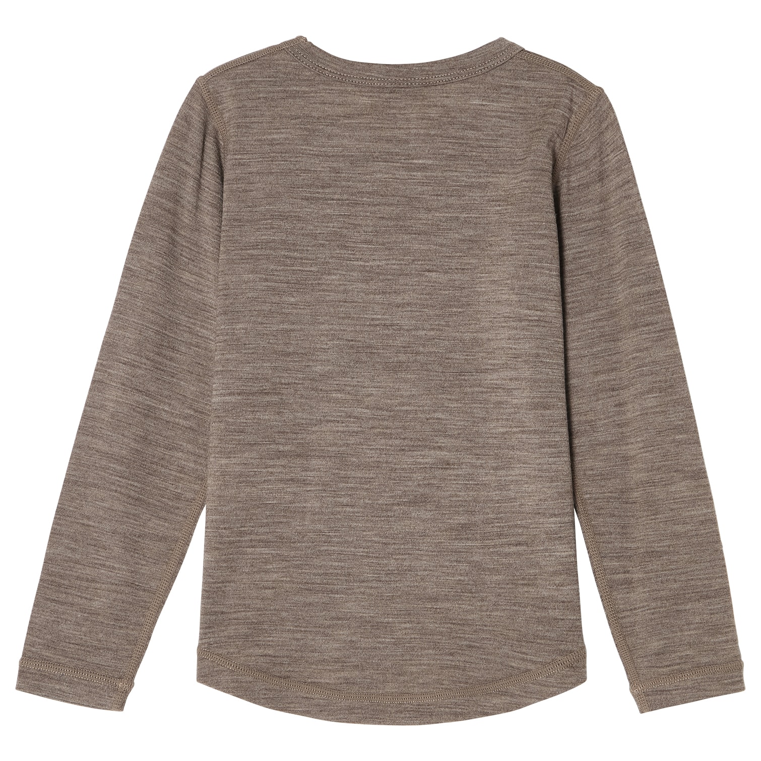 Canberra Baselayer-topp I Ull Light Brown Melange
