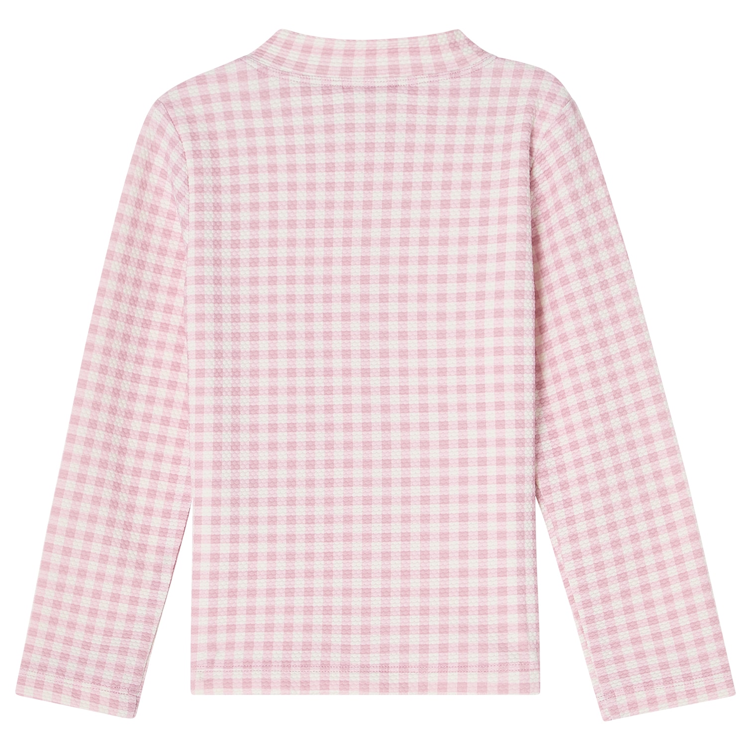 Montauk UV-tröja Med Dragkedja Pink Gingham