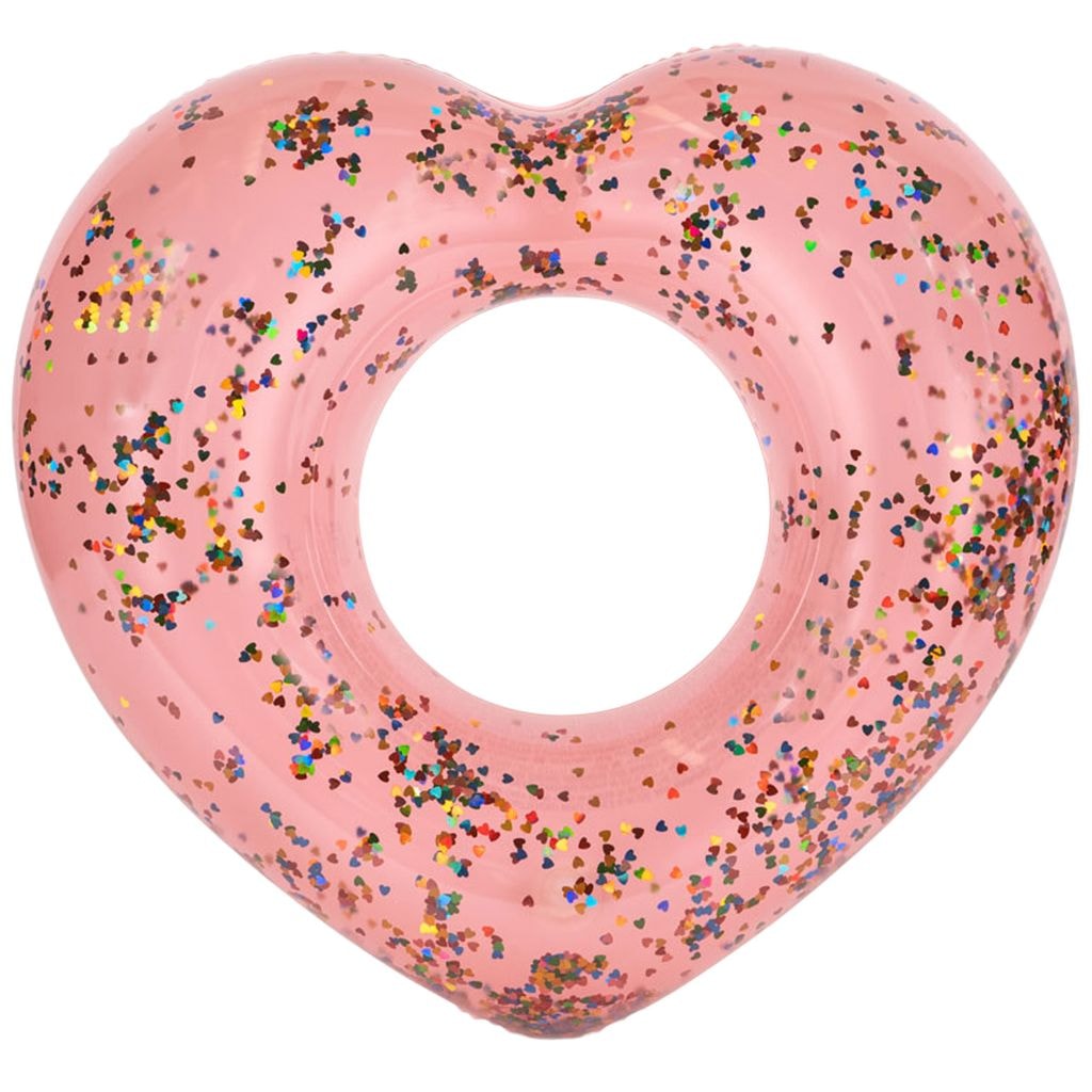 Swim Ring Multi Heart Transparent