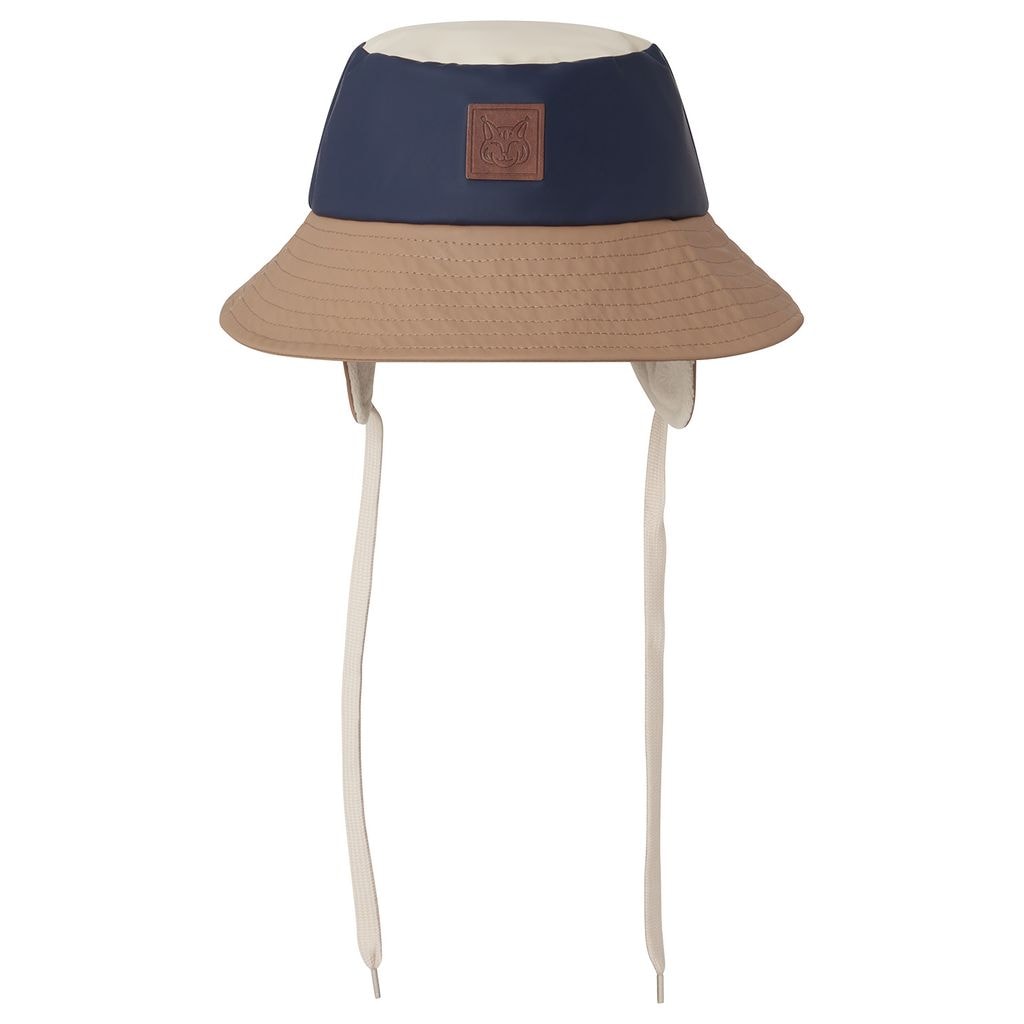Liverpool Blockfärgad Återvunnen Regnhatt Navy/Walnut