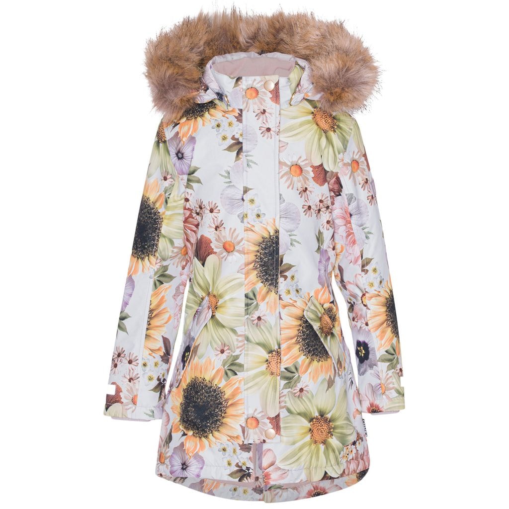 Peace Parka Retro Flowers