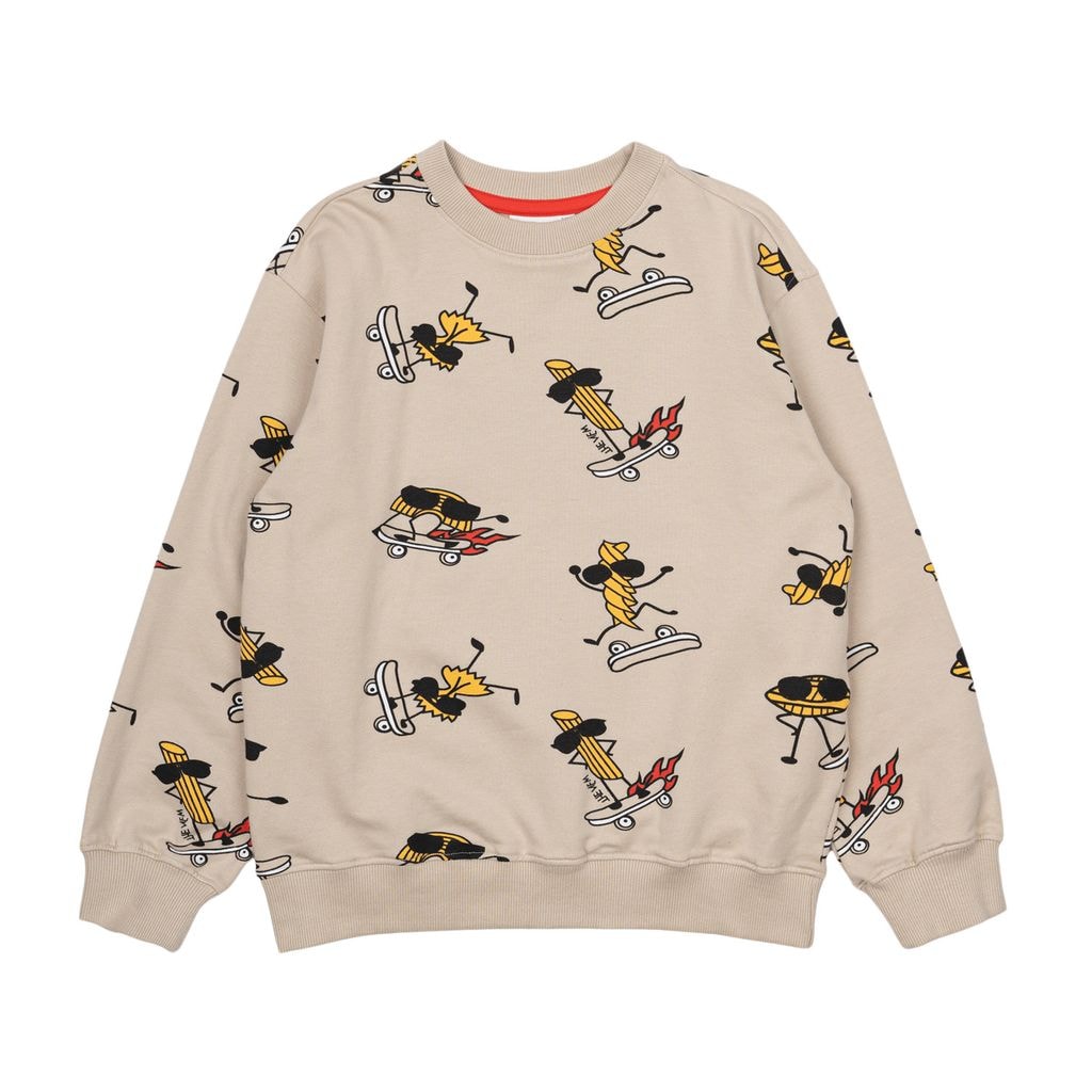 GOTS Narfa Sweatshirt Feather Gray