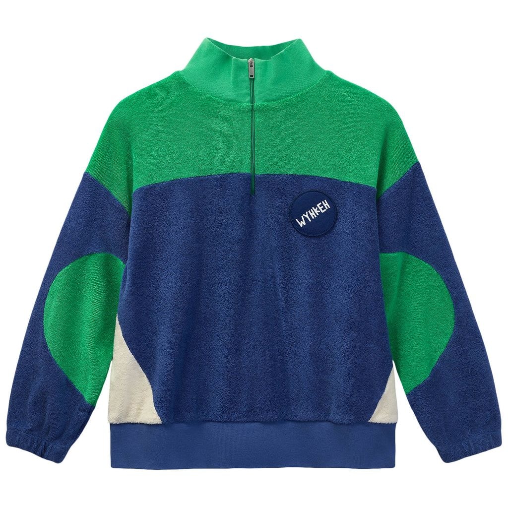Keel Sweater Klein Blue Fresh Green
