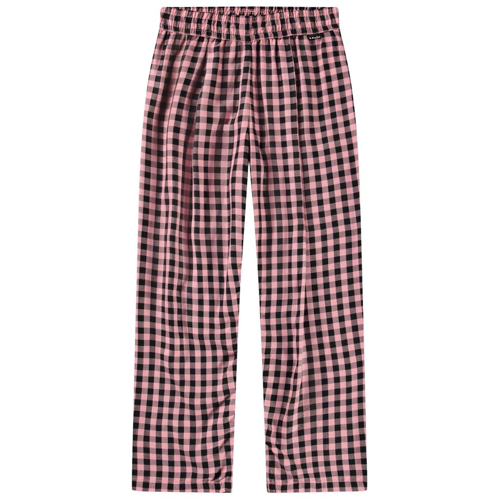 Ami Woven Pants Rose Ginham