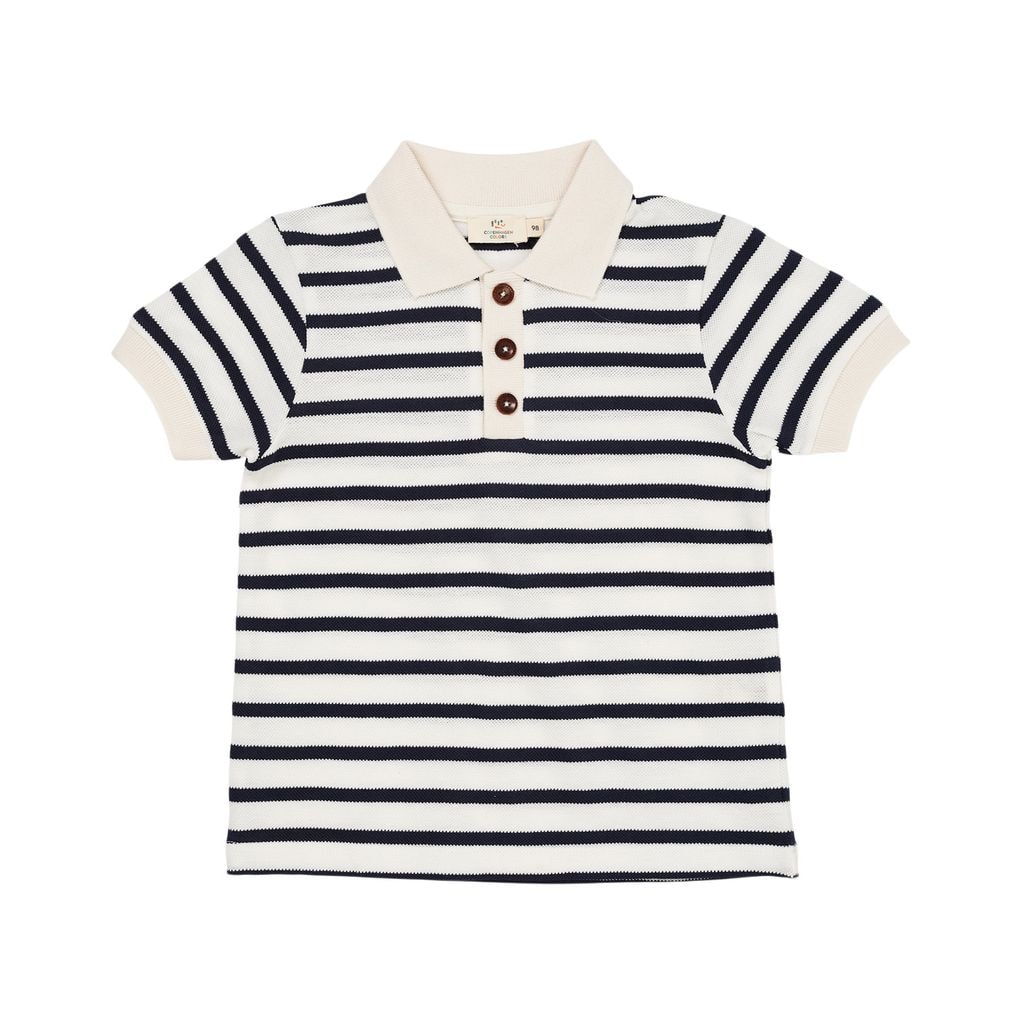 Raidallinen Poolopaita Navy Stripe
