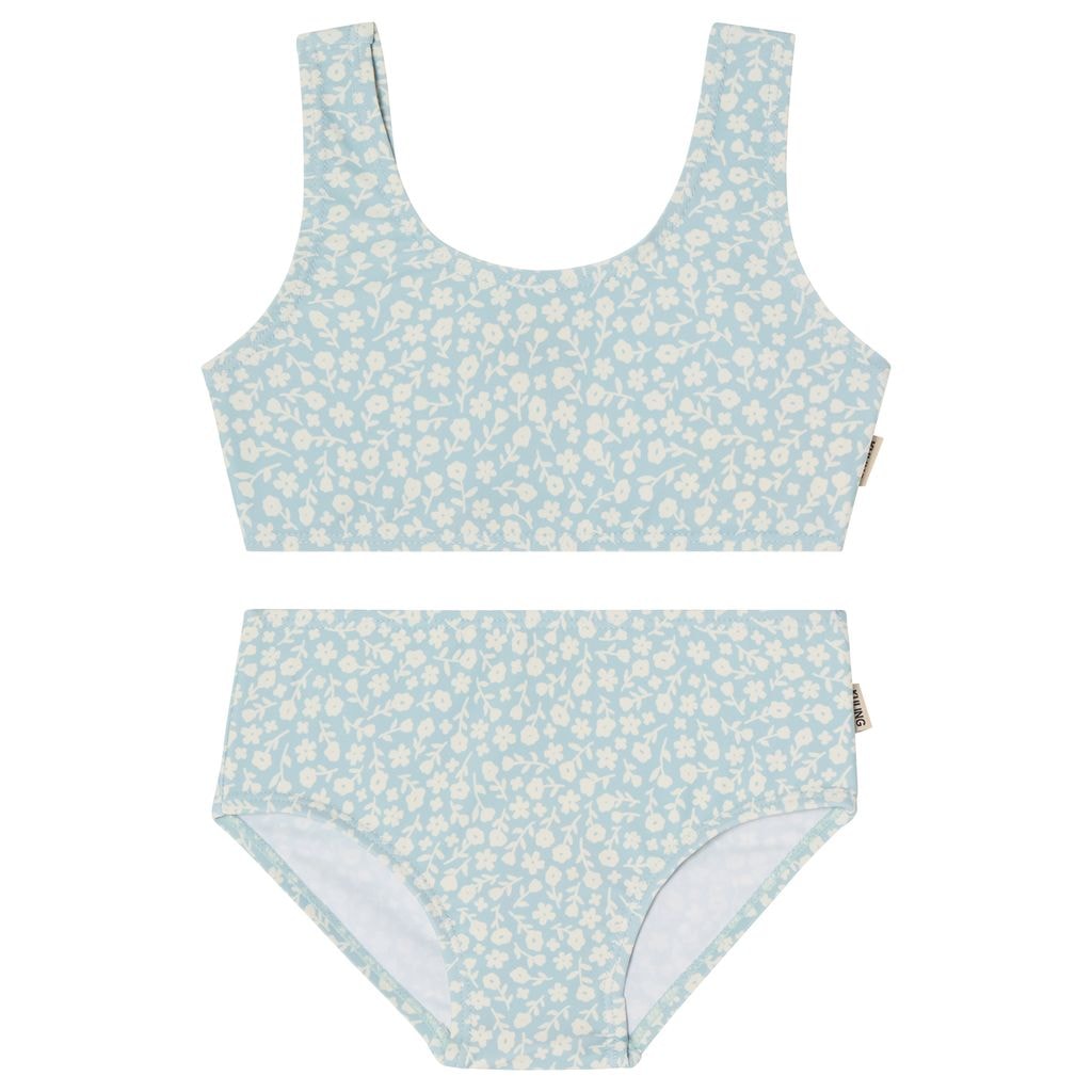 Ios UV-bikini Sky Blue Flower