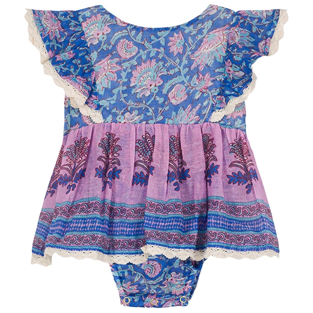 Lena Romper Blue Capri Cove