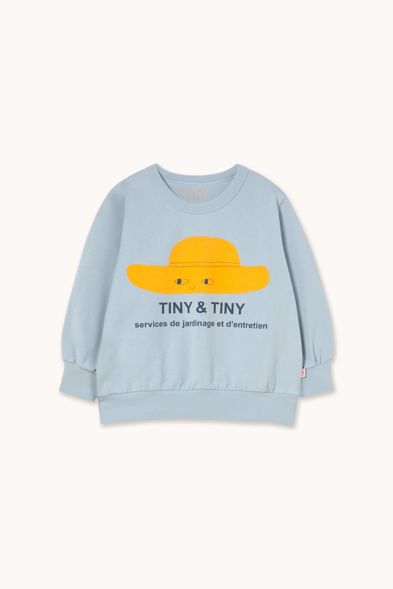 Tiny Hat Graphic Sweatshirt Washed Blue 