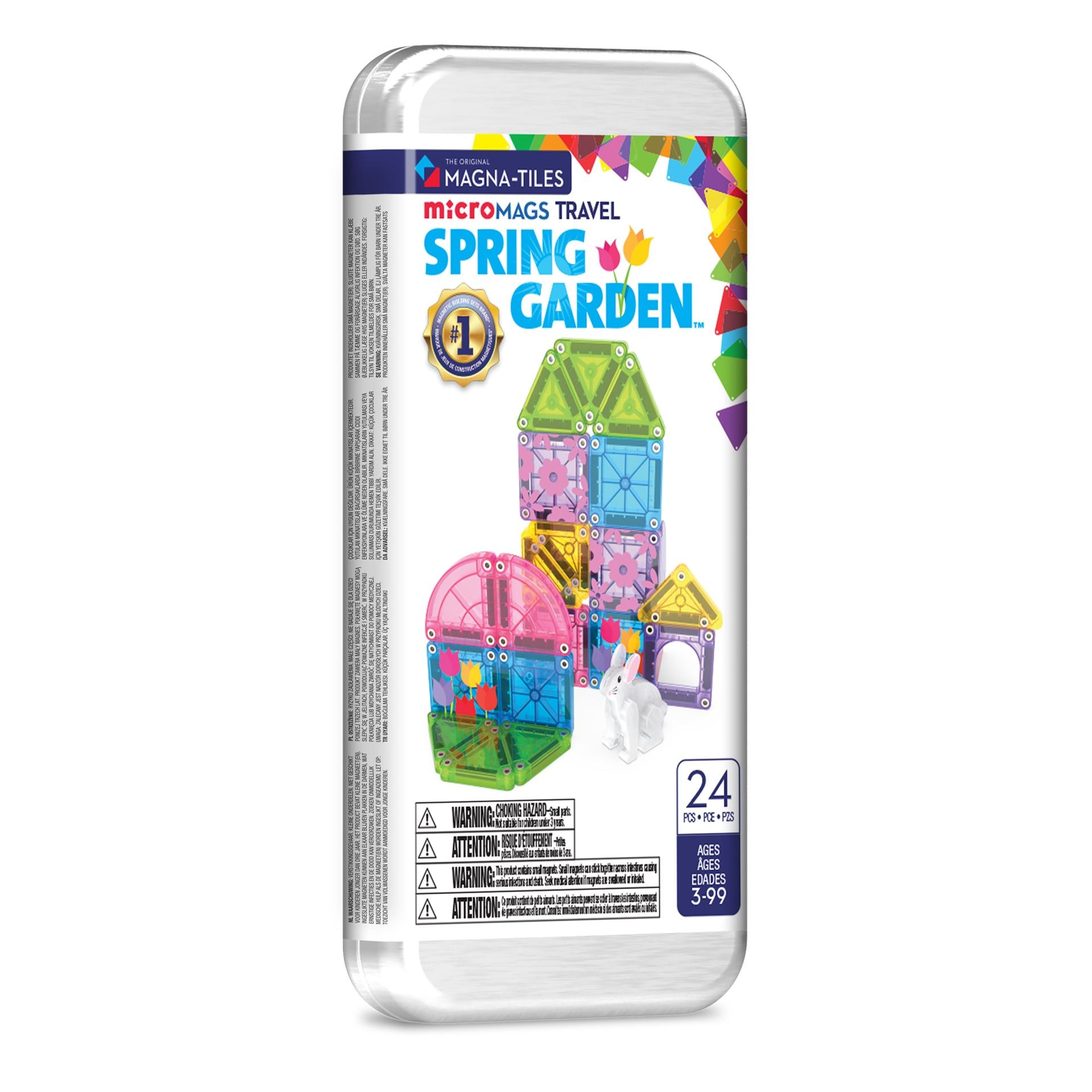MAGNA-TILES Spring Garden Reiseset 24 Teile Multi 