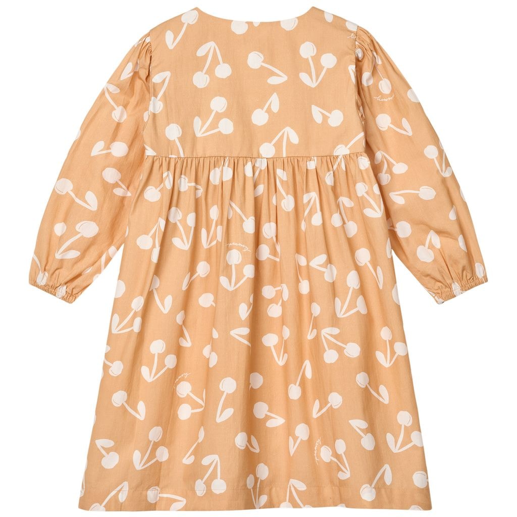 GOTS Ariana Klänning Cherry Blossom Light Apricot