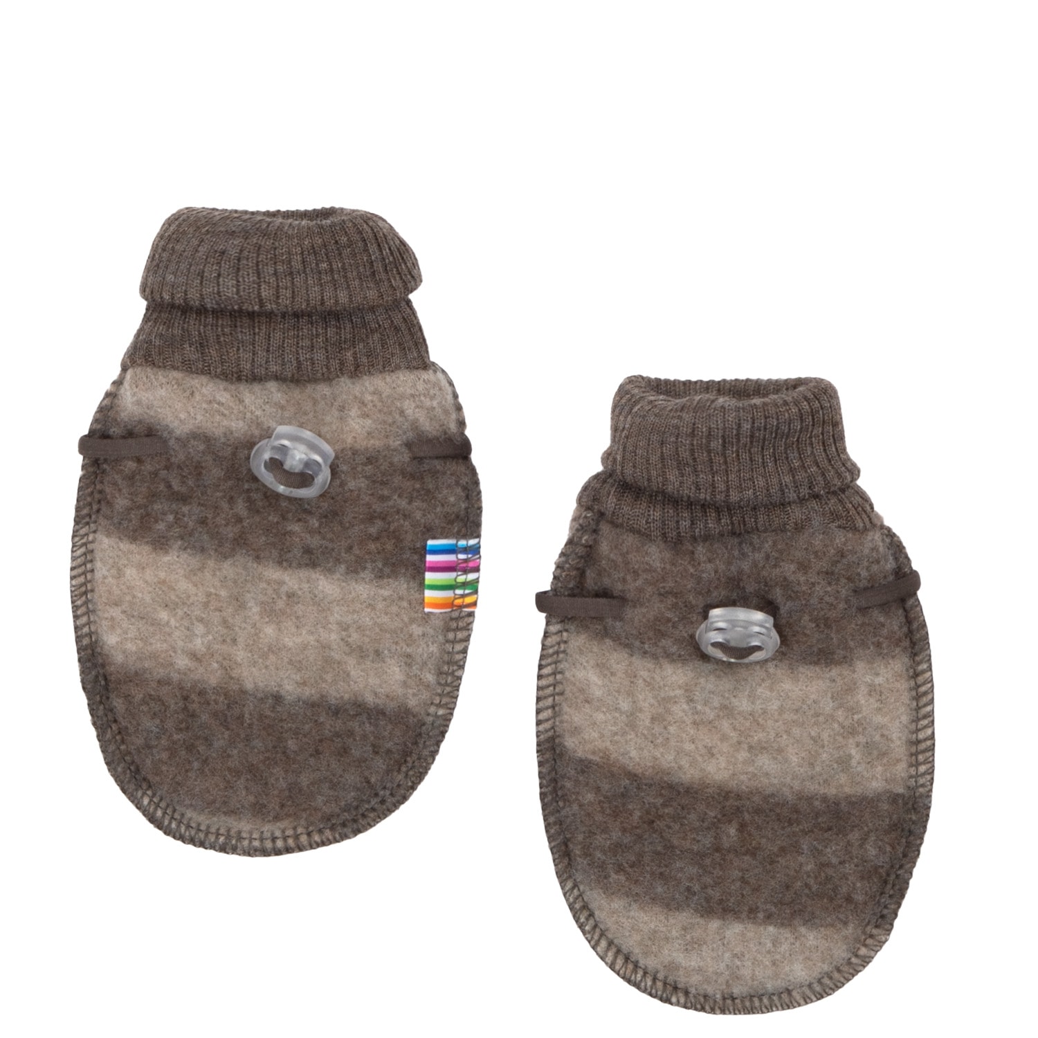 Mjuka Dubbelskiktsvantar I Ull Brown 