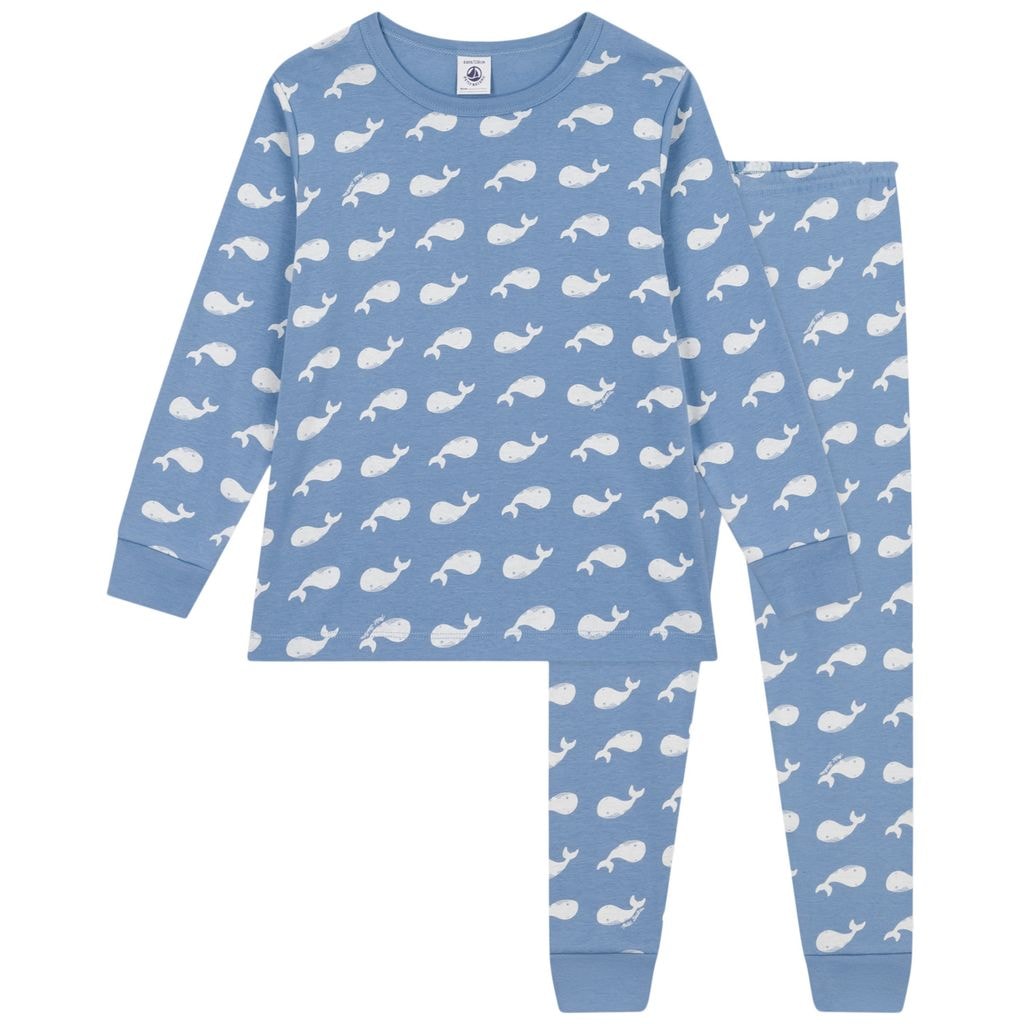 Mønstret Pyjamas Blå