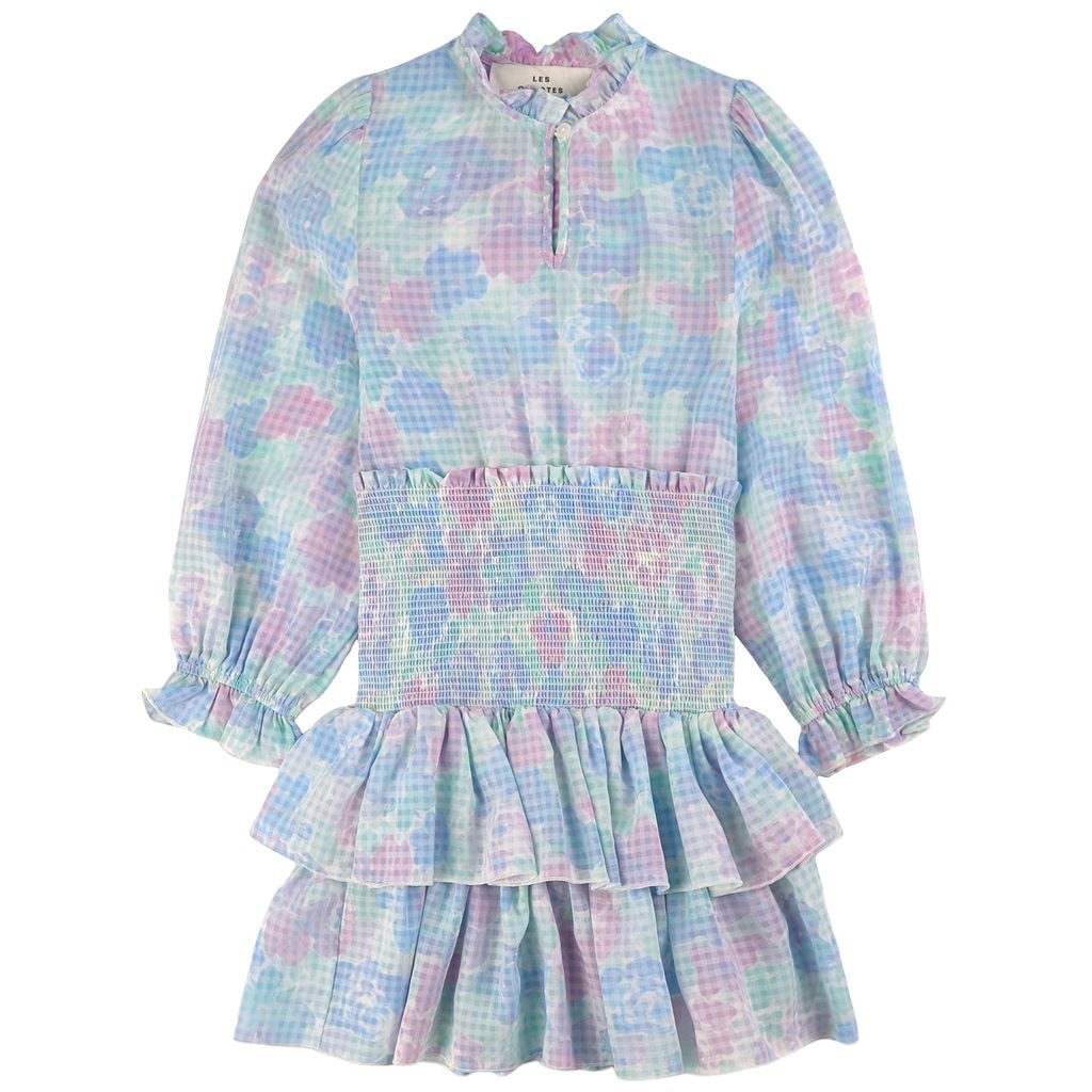 Dunica Dress Aquarel Flower Pastel