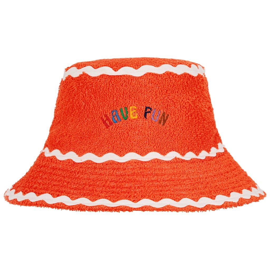 Have Fun Terry Bucket Hat Red