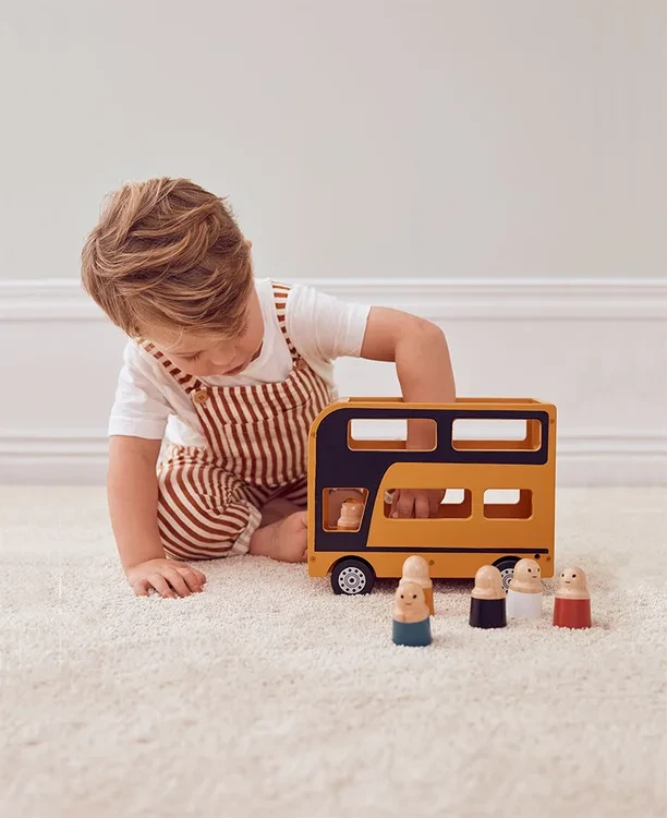 Kid's Hub Doubel Decker Yellow/ Black