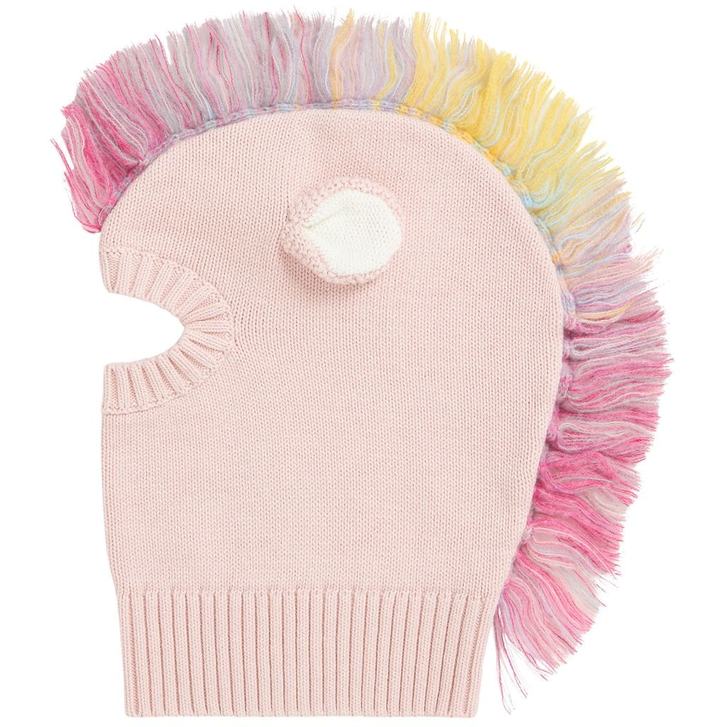 Balaclava With Fringes Pink