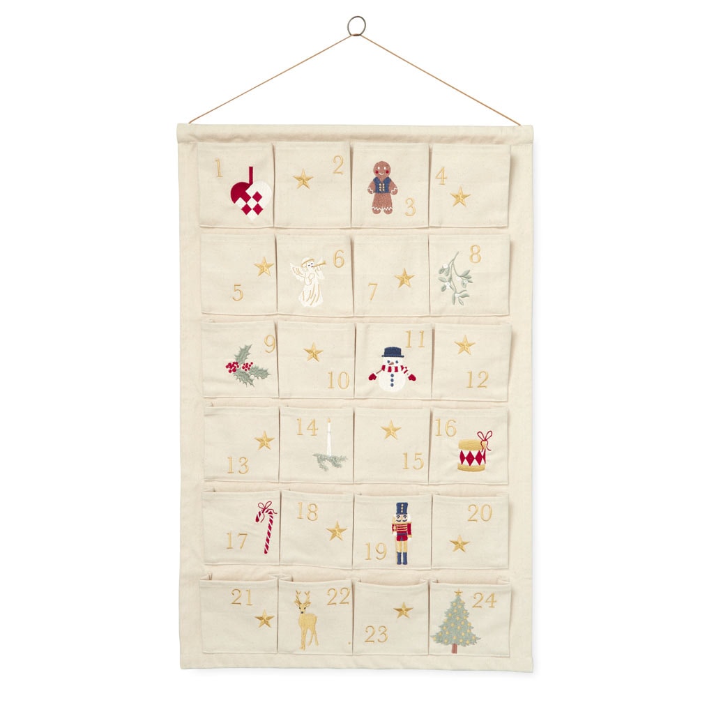 GOTS Christmas Calendar Beige 
