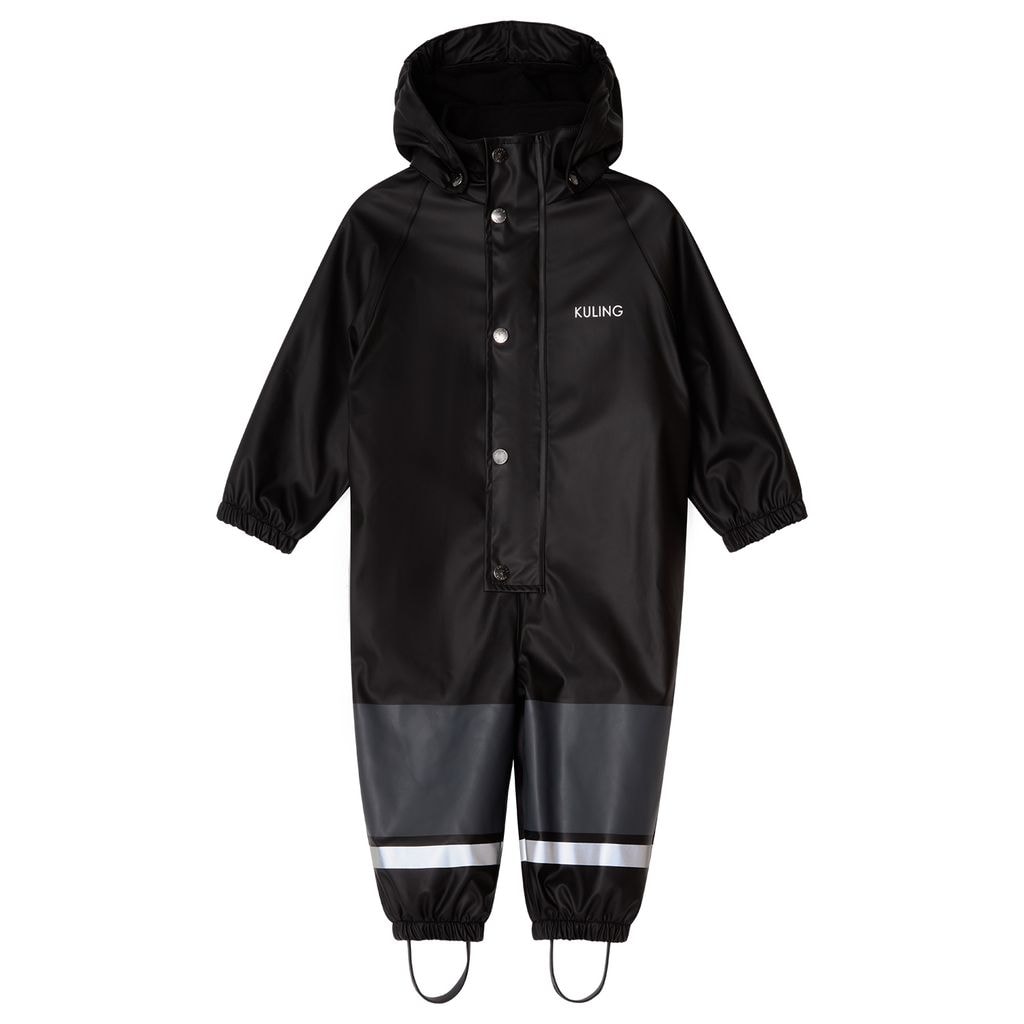 Douglas Lined Rain Coverall Always Black