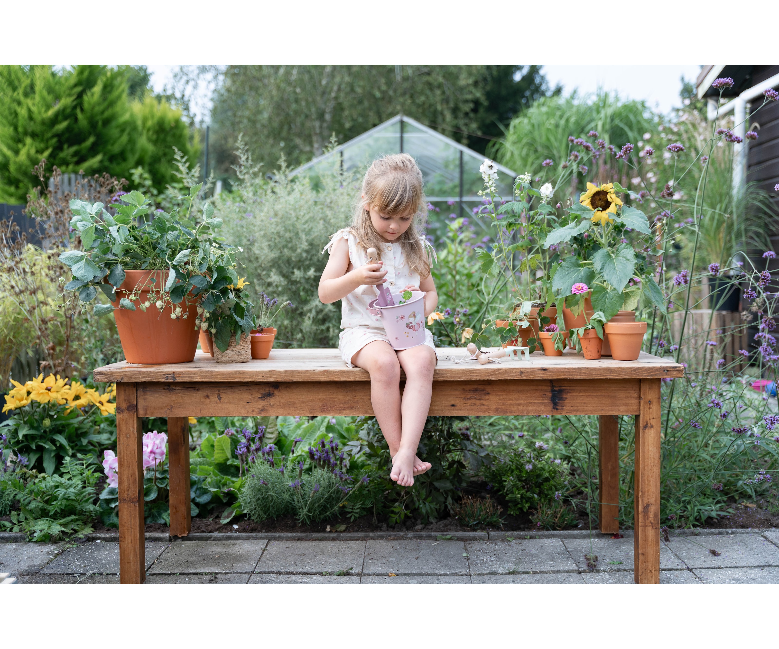Fairy Garden Skuffe Pink