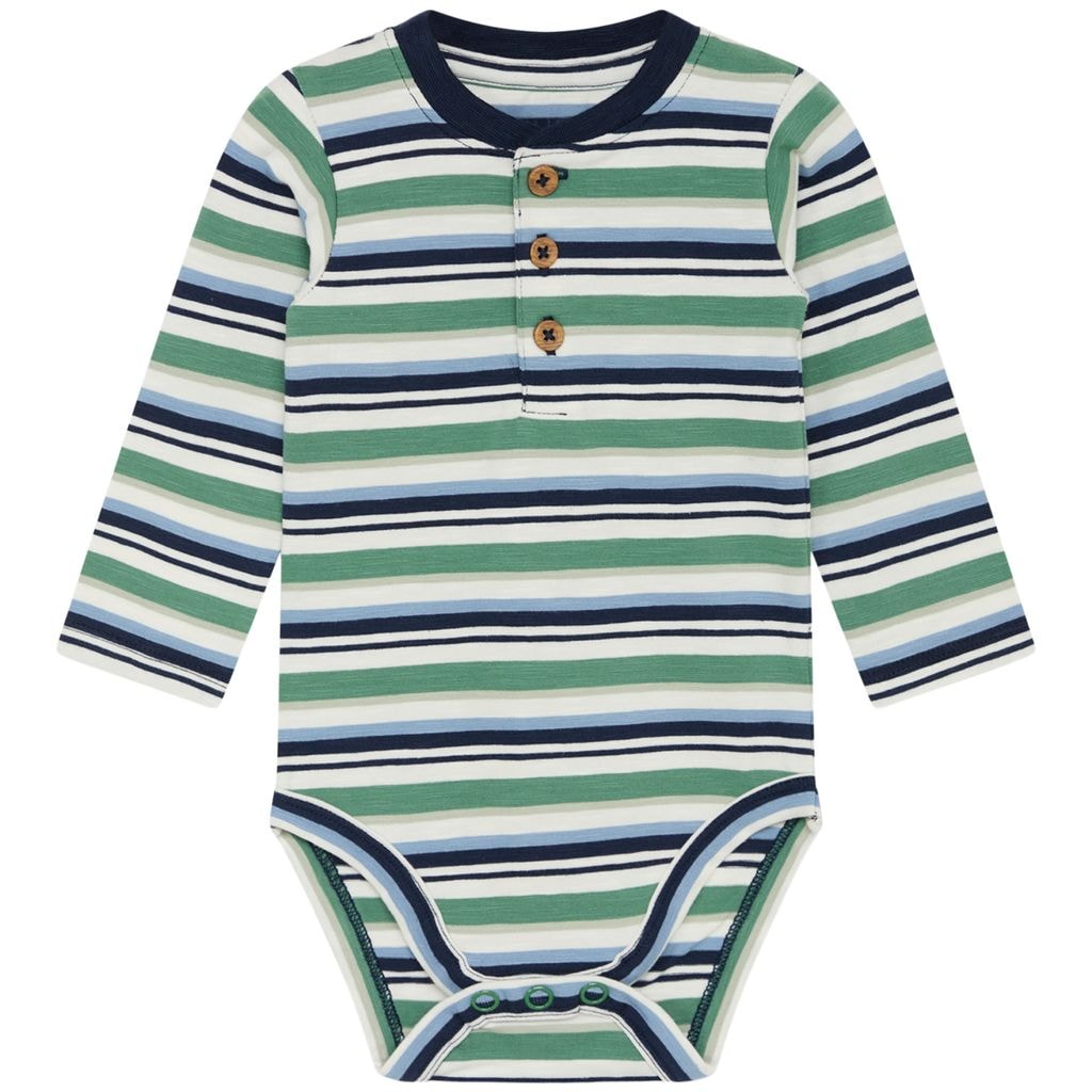 Bjorn Striped Baby Body Spruce
