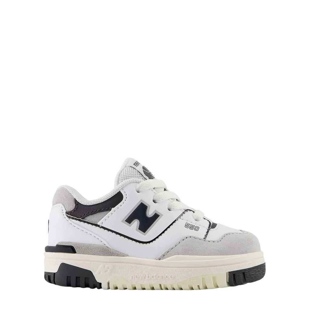 550 Baby Lace Sneakers White