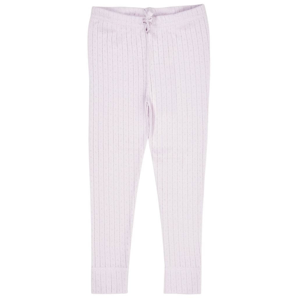 Pointelle Junior Leggings Lavender