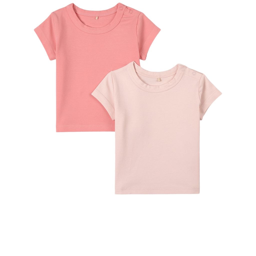 2-Pack T-paidat Vaaleanpunaiset