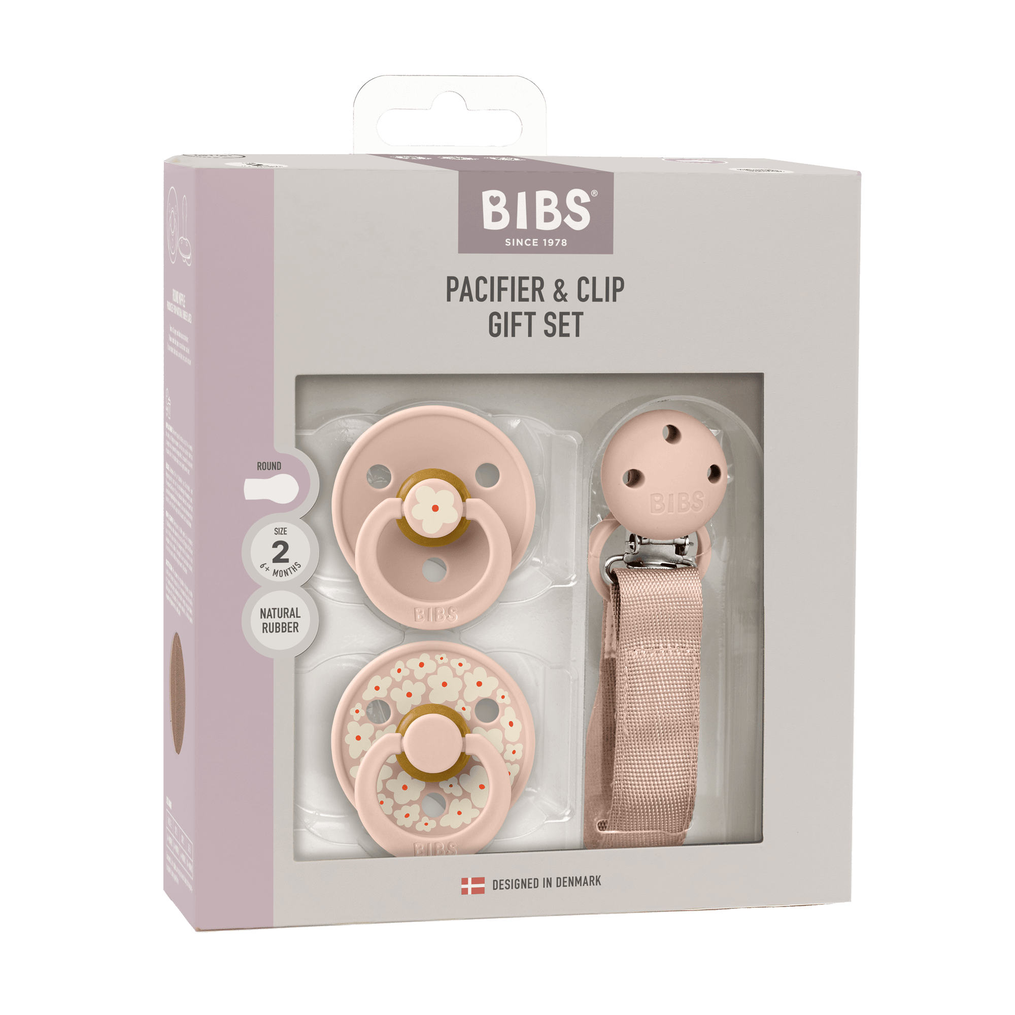 Jasmine Field Gavesett Med Smokk Og Klemme I Lateks Blush