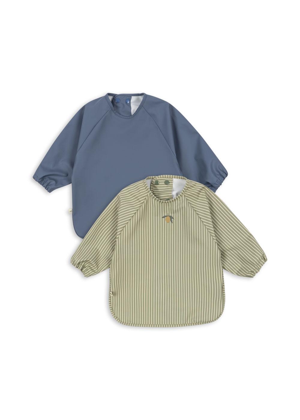 2-pack Ärmhaklappar Tea Stripe Flint Stone
