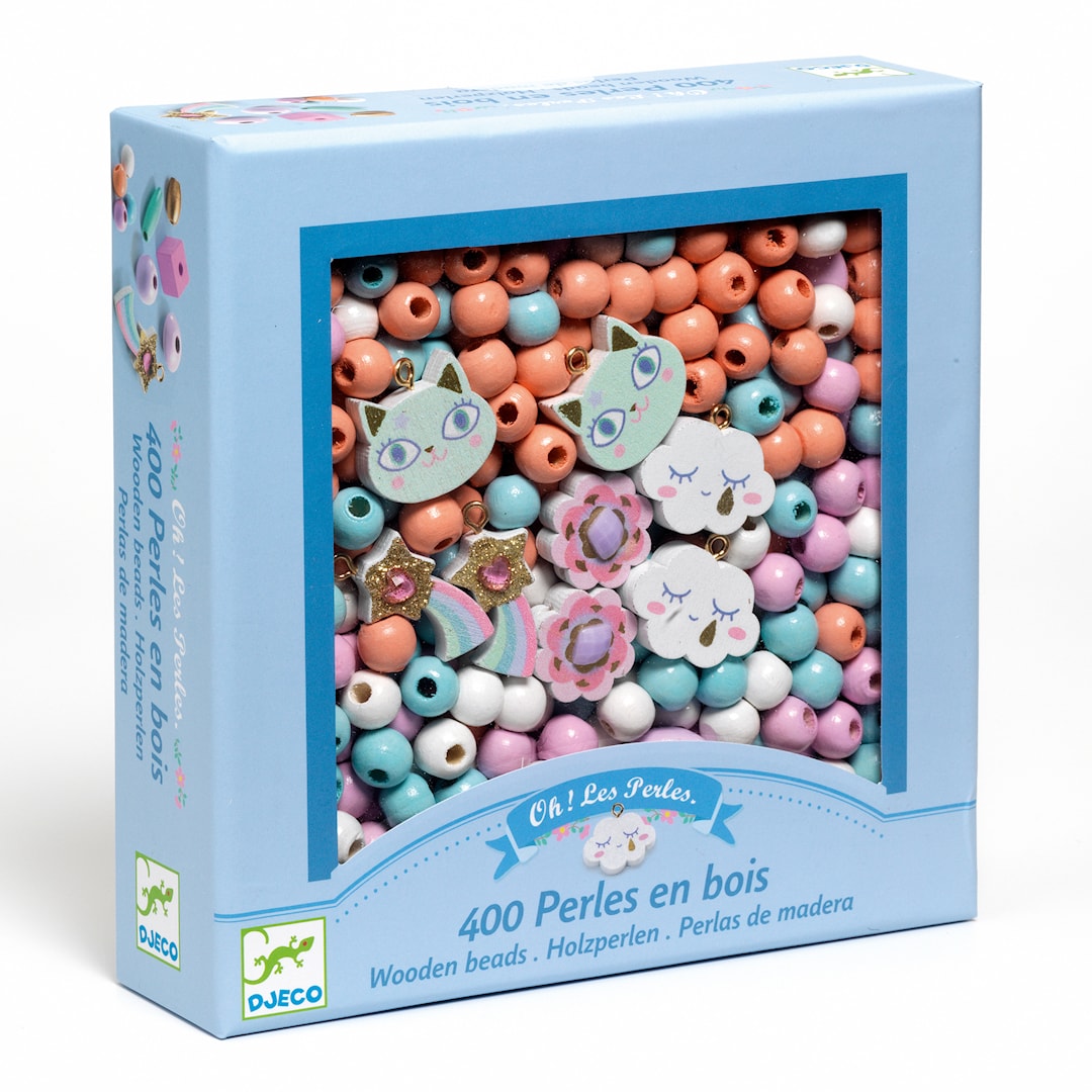 Perles Wooden Beads Rainbow