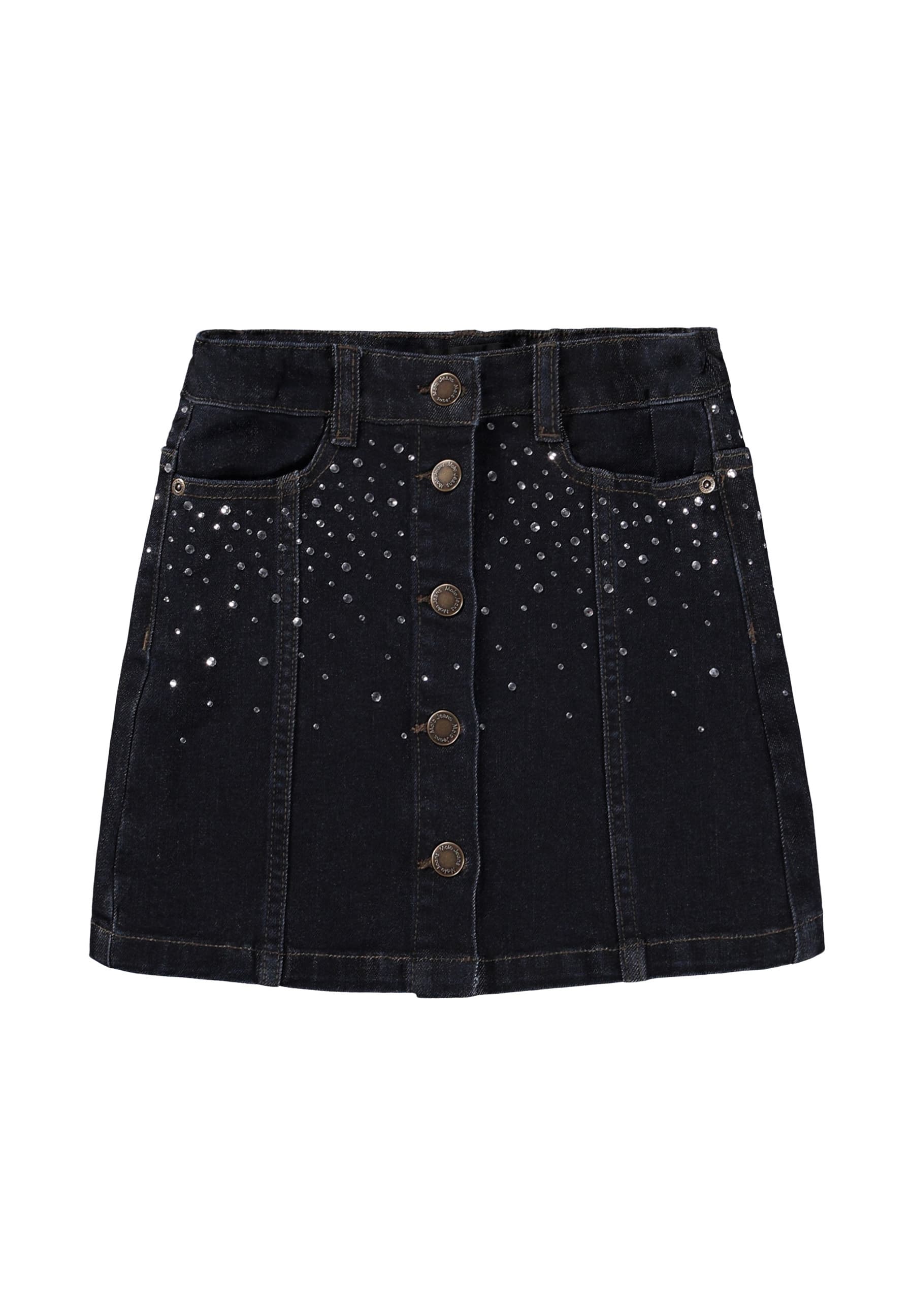 Bera Jeanskjol Rhinestone Raw