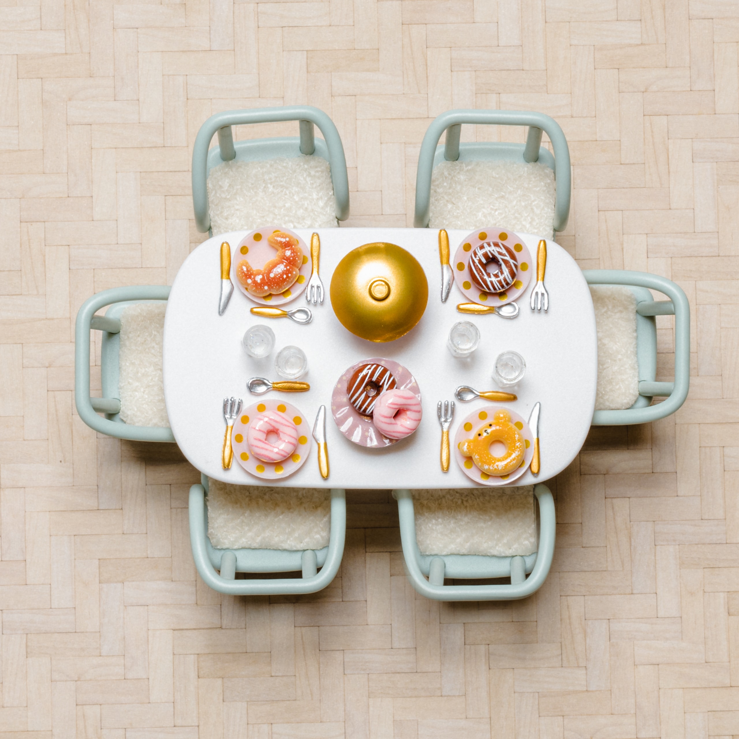Servise Set Pink Gold