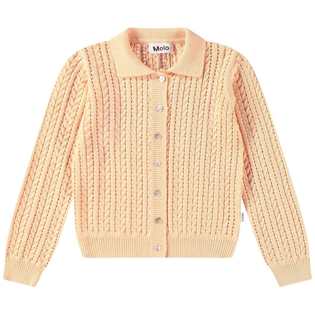 Gwendolyn Knitted Cardigan Pale Melon