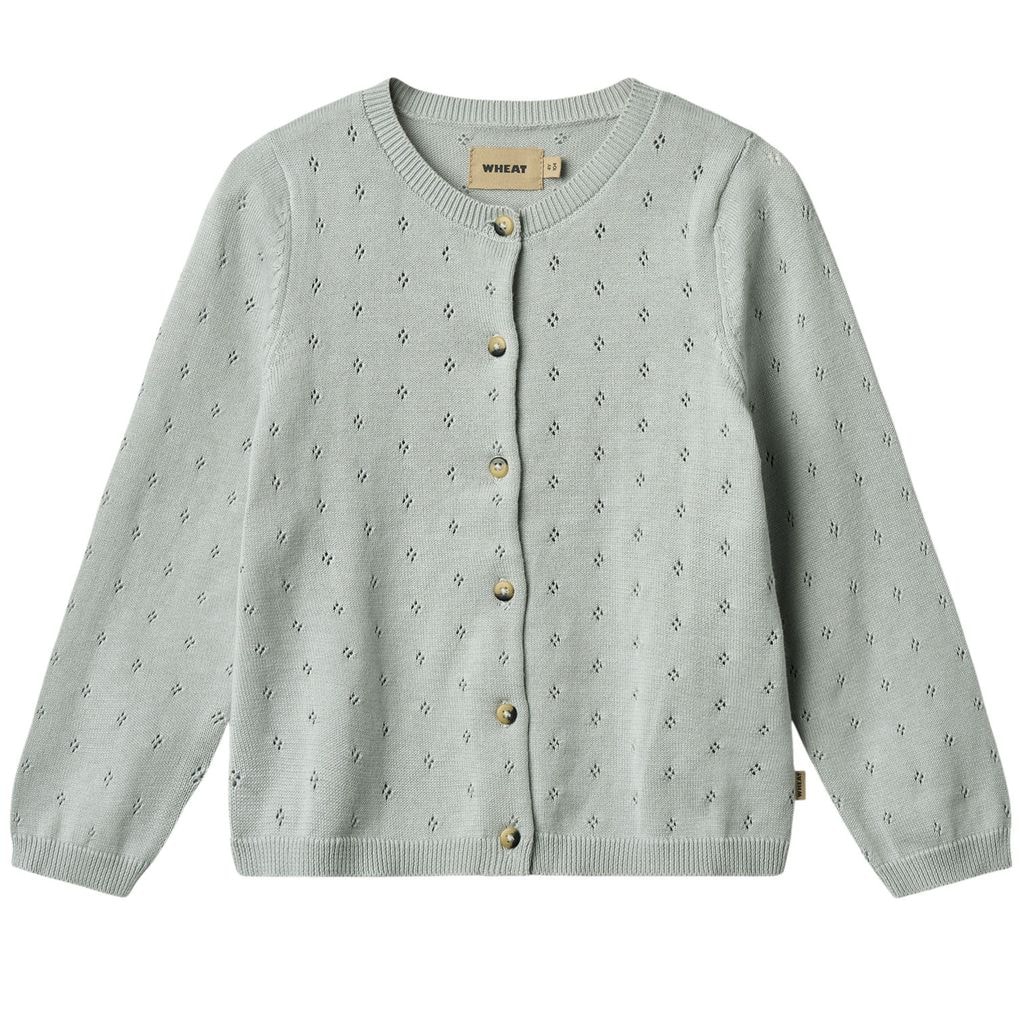 Maia Knitted Cardigan Soft Blue