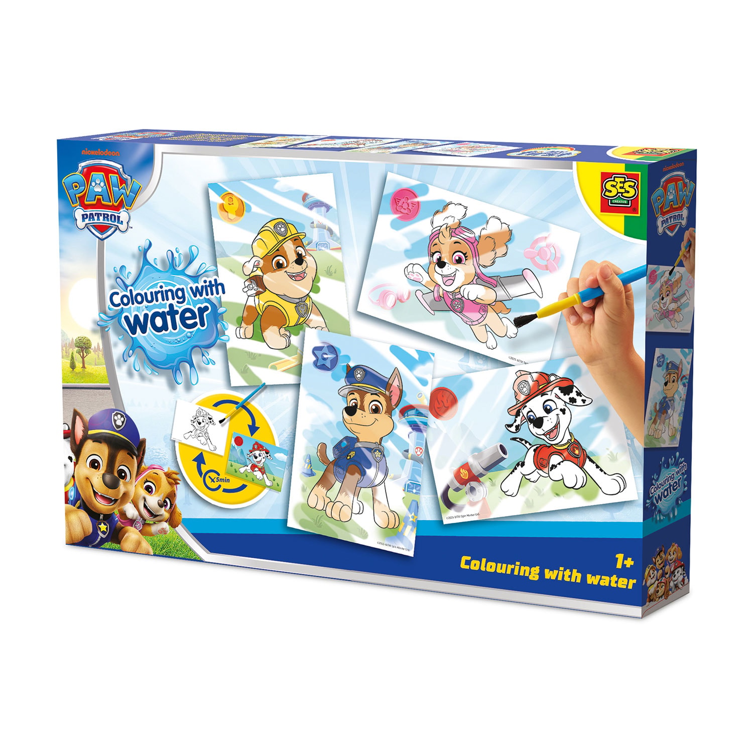 Paw Patrol Fargelegging Med Vann