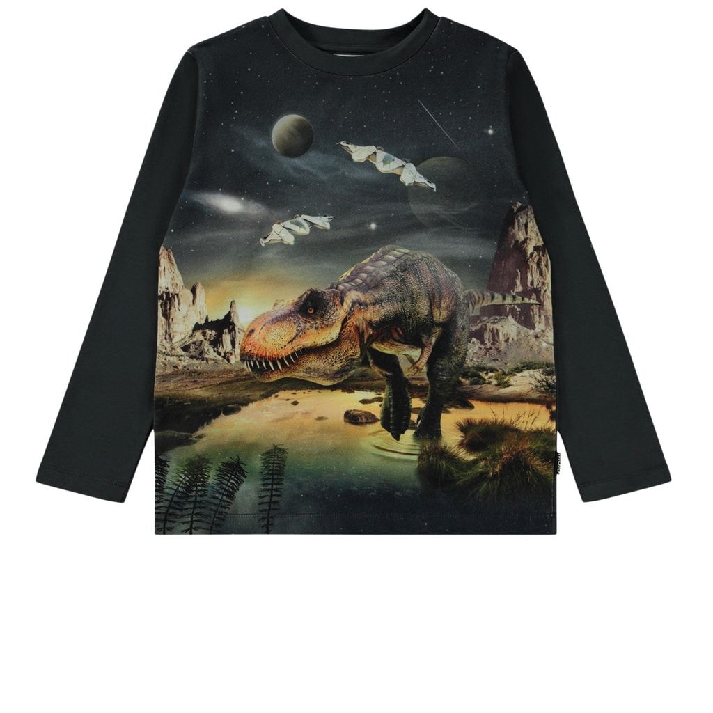 GOTS Reif Pitkähihainen T-paita Rex Planet