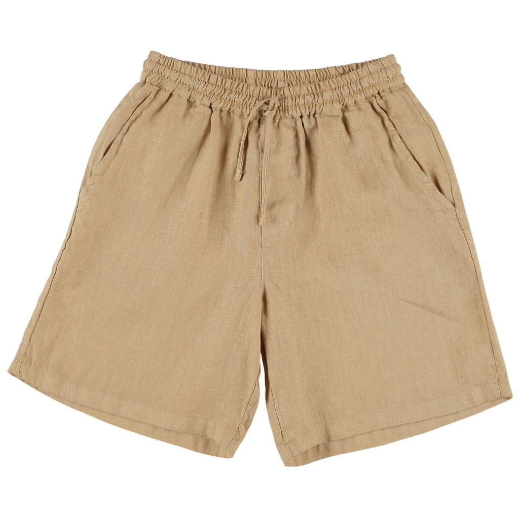 Eliam Shorts In Linen Beige