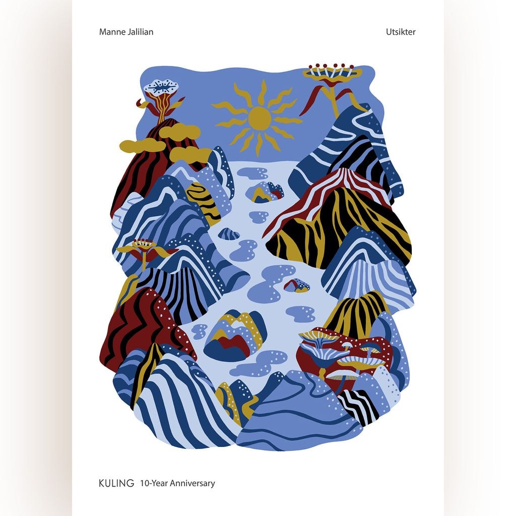 Poster 50x70 Kuling X Manne Jalilian FSC Mix  Juliste Valkoinen