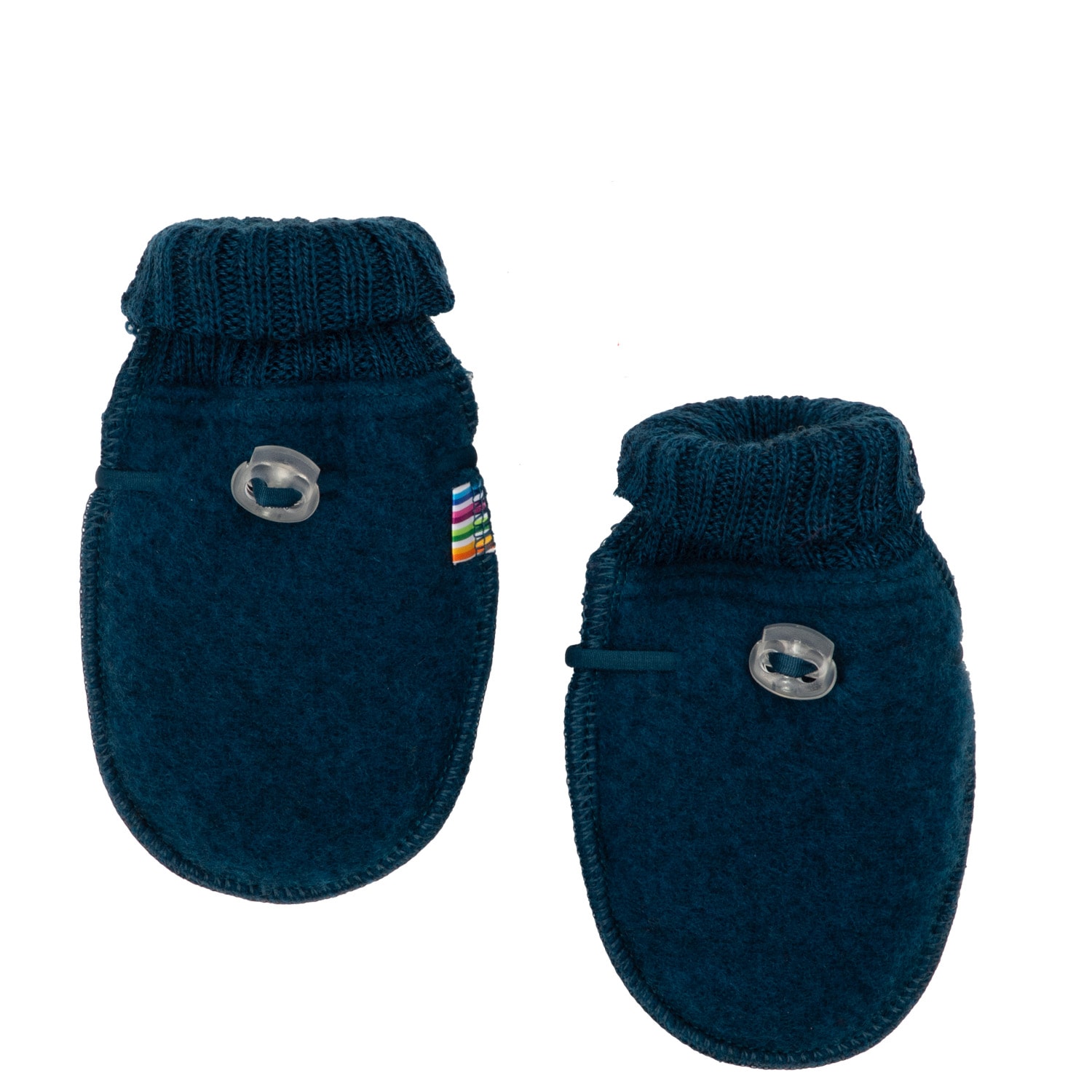 Soft Wool Mittens Dark Turquoise 