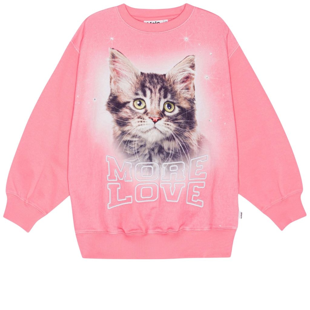 Monti Sweatshirt More Love Cat
